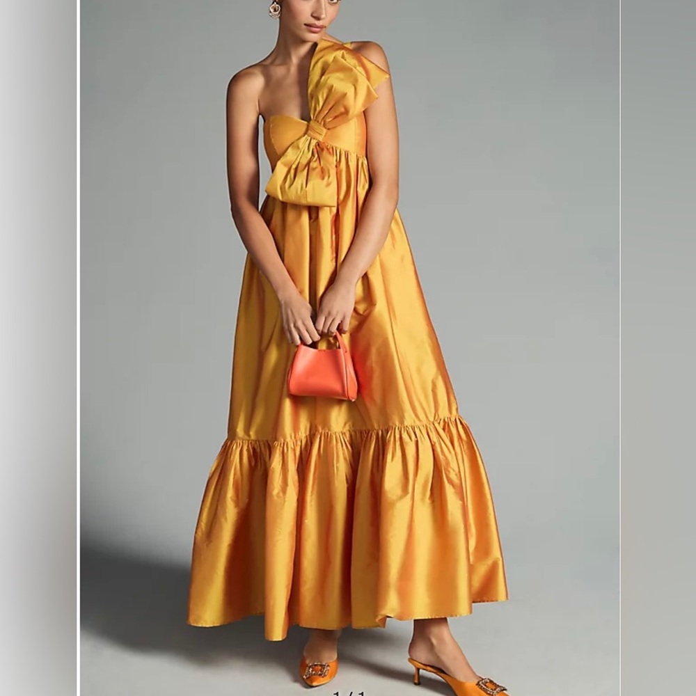 Golden Bow Dress